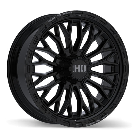 Fast HD – Muramasa – 24X9.5 – 8x170 – +35 mm – Noir lustré avec fraisage gris