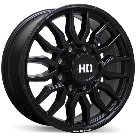 Fast HD – Grit – 20X8.5 – 8x180 – +47 mm – Noir satiné avec fraisage