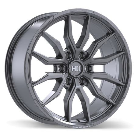 Fast HD – Grit – 20X9.0 – 6x139.7 – +20 mm – Gunmétal satiné avec fraisage