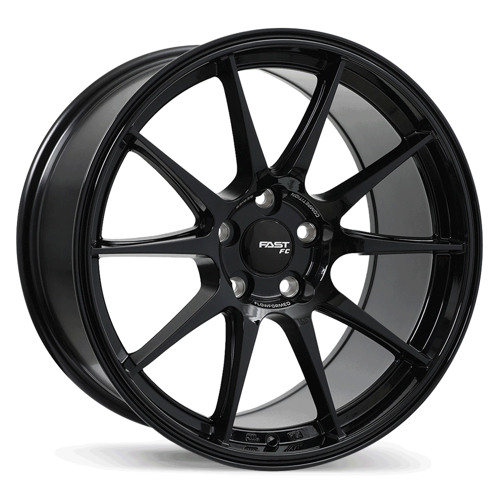 Fast Wheels – FC08 – 18X10.5 – 5x120.65 – +38 mm – Noir lustré