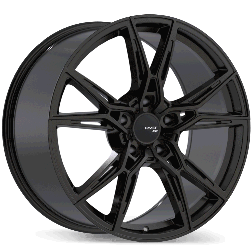 Fast Wheels – FC10 – 20X10.5 – 5x120.65 – +25 mm – Noir  lustré anthracite