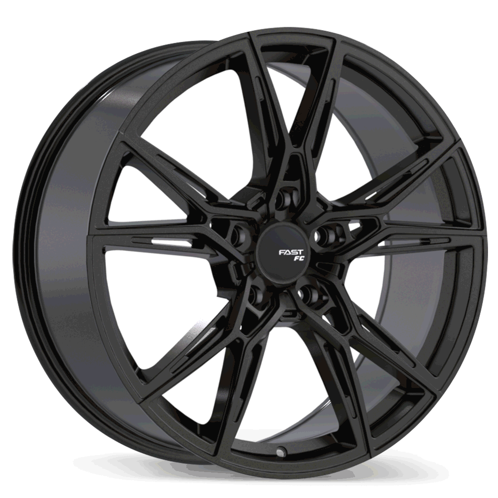 Fast Wheels – FC10 – 20X8.5 – 5x120.65 – +45 mm – Noir  lustré anthracite
