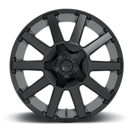 Fuel 1PC D437 CONTRA – 18X9 – 6X135/6X139.7 – 1 mm – SATIN BLACK