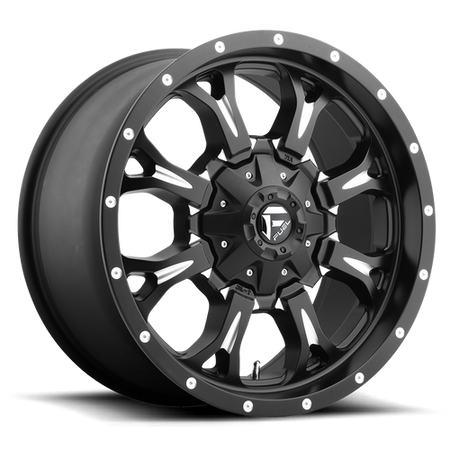 Fuel 1PC D517 KRANK – 18X9 – 8X180 – 20 mm – MATTE BLACK MILLED