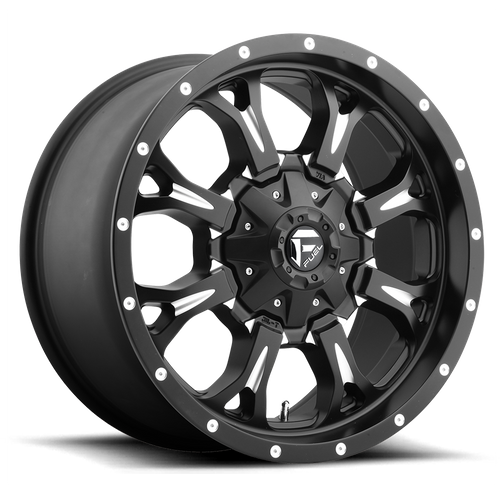 Fuel 1PC D517 KRANK – 17X9 – 6X135/6X139.7 – -12 mm – MATTE BLACK MILLED