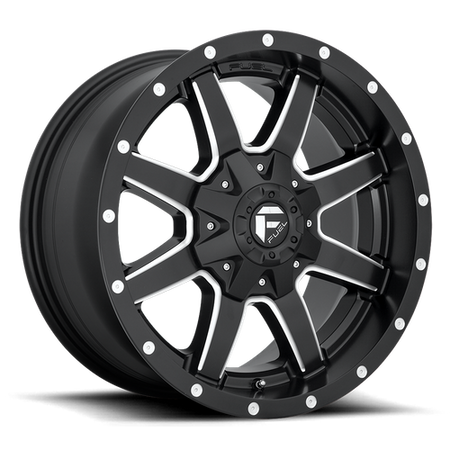 Fuel 1PC D538 MAVERICK – 20X9 – 8X165.1 – 20 mm – MATTE BLACK MILLED