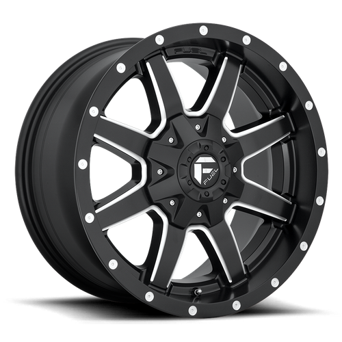 Fuel 1PC D538 MAVERICK – 20X9 – 5X139.7/5X150 – 1 mm – MATTE BLACK MILLED
