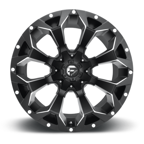 Fuel 1PC D546 ASSAULT – 20X10 – 5X114.3/5X127 – -18 mm – MATTE BLACK MILLED