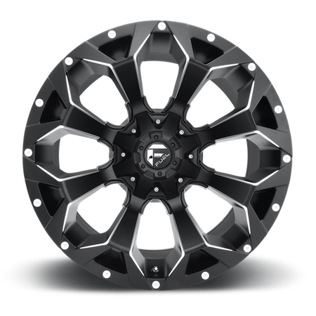Fuel 1PC D546 ASSAULT – 20X10 – 5X114.3/5X127 – -18 mm – MATTE BLACK MILLED