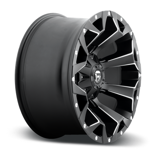 Fuel 1PC D546 ASSAULT – 20X10 – 5X114.3/5X127 – -18 mm – MATTE BLACK MILLED