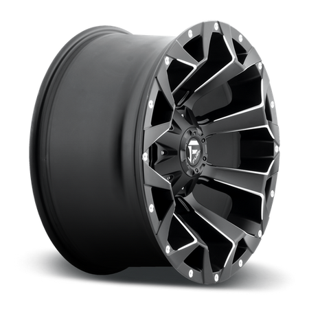 Fuel 1PC D546 ASSAULT – 20X10 – 5X114.3/5X127 – -18 mm – MATTE BLACK MILLED