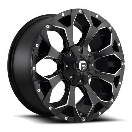 Fuel 1PC D546 ASSAULT – 20X9 – 6X120 – 7 mm – MATTE BLACK MILLED