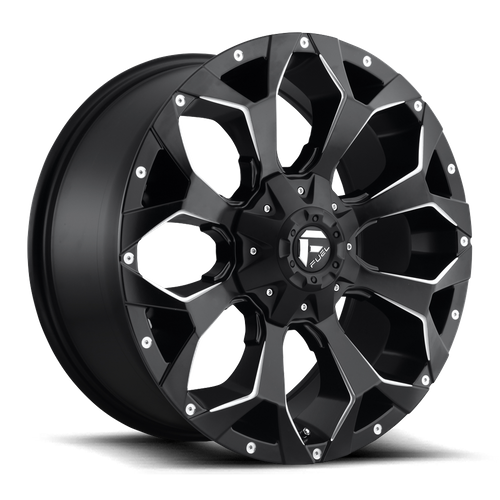 Fuel 1PC D546 ASSAULT – 18X9 – 6X135/6X139.7 – 19 mm – MATTE BLACK MILLED