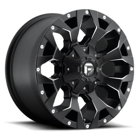 Fuel 1PC D546 ASSAULT – 17X8.5 – 6X135/6X139.7 – 25 mm – MATTE BLACK MILLED