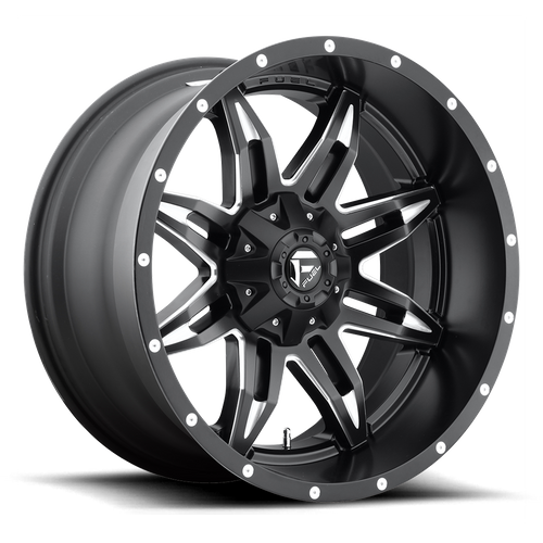 Fuel 1PC D567 LETHAL – 15X10 – 5X114.3/5X120.65 – -43 mm – MATTE BLACK MILLED