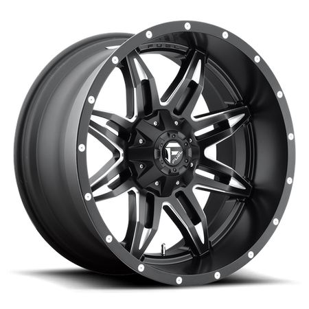 Fuel 1PC D567 LETHAL – 15X10 – 5X114.3/5X120.65 – -43 mm – MATTE BLACK MILLED