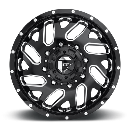 Fuel 1PC D581 TRITON – 20X8.25 – 8X210 – 105 mm – GLOSS BLACK MILLED