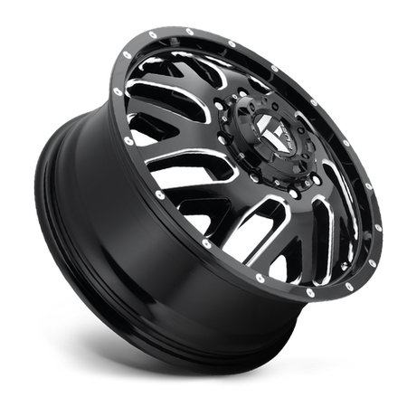 Fuel 1PC D581 TRITON – 20X8.25 – 8X210 – 105 mm – GLOSS BLACK MILLED