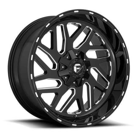 Fuel 1PC D581 TRITON – 24X12 – 8X180 – -44 mm – GLOSS BLACK MILLED