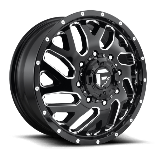 Fuel 1PC D581 TRITON – 20X8.25 – 8X210 – 105 mm – GLOSS BLACK MILLED
