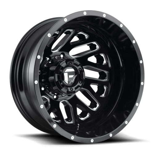 Fuel 1PC D581 TRITON – 20X8.25 – 8X165.1 – -240 mm – GLOSS BLACK MILLED