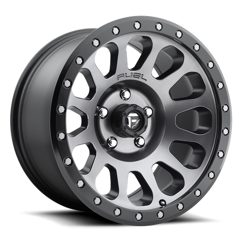 Fuel 1PC D601 VECTOR – 18X9 – 5X150 – 20 mm – MATTE GUNMETAL BLACK BEAD RING