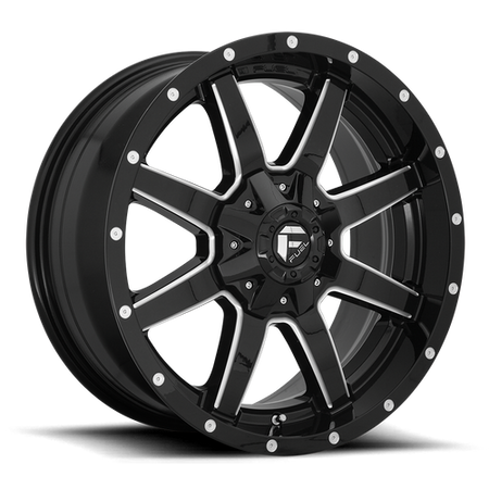 Fuel 1PC D610 MAVERICK – 22X10 – 8X170 – -24 mm – GLOSS BLACK MILLED