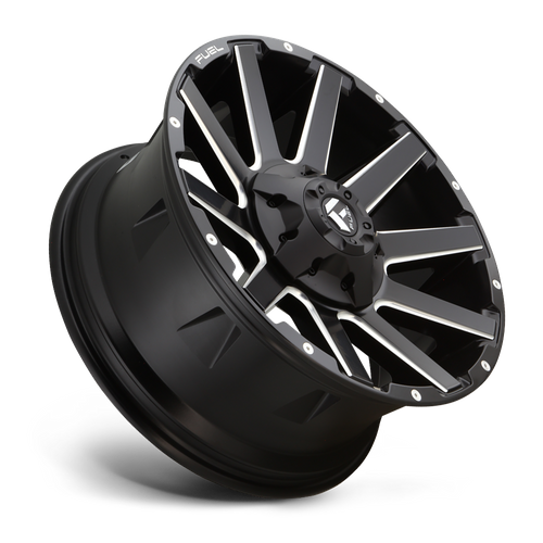 Fuel 1PC D616 CONTRA – 20X9 – 6X135/6X139.7 – 20 mm – MATTE BLACK MILLED