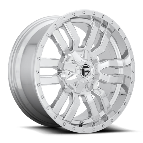 Fuel 1PC D631 SLEDGE – 20X10 – 8X170 – -18 mm – CHROME PLATED