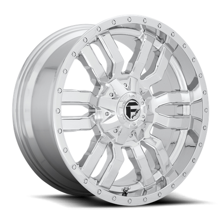 Fuel 1PC D631 SLEDGE – 20X10 – 8X170 – -18 mm – CHROME PLATED