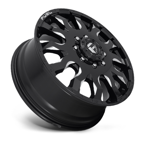 Fuel 1PC D673 BLITZ – 20X8.25 – 8X210 – 105 mm – GLOSS BLACK MILLED