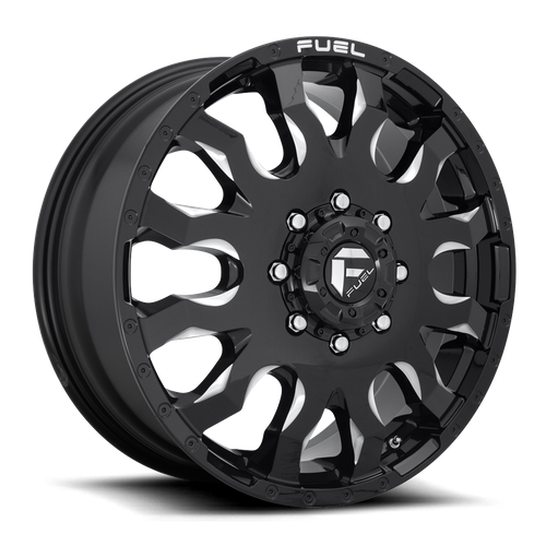 Fuel 1PC D673 BLITZ – 20X8.25 – 8X210 – 105 mm – GLOSS BLACK MILLED