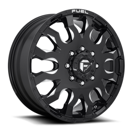 Fuel 1PC D673 BLITZ – 20X8.25 – 8X210 – 105 mm – GLOSS BLACK MILLED