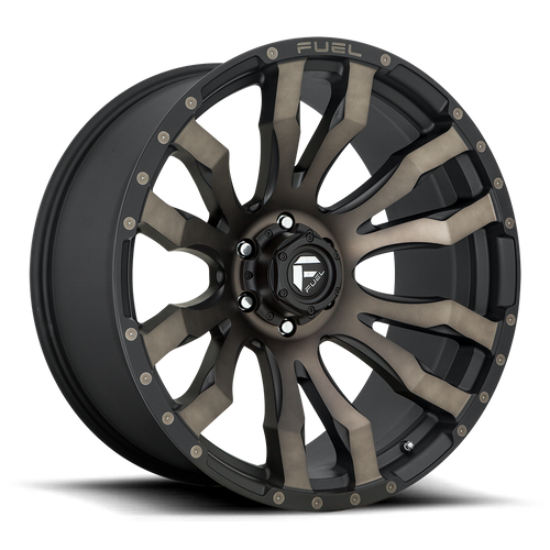 Fuel 1PC D674 BLITZ – 20X10 – 6X135 – -18 mm – MATTE BLACK DOUBLE DARK TINT