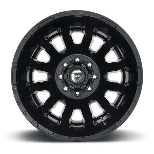 Fuel 1PC D675 BLITZ – 20X8.25 – 8X165.1 – -246 mm – GLOSS BLACK