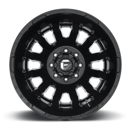 Fuel 1PC D675 BLITZ – 20X8.25 – 8X165.1 – -246 mm – GLOSS BLACK