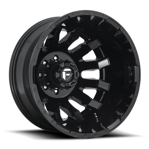 Fuel 1PC D675 BLITZ – 20X8.25 – 8X165.1 – -246 mm – GLOSS BLACK