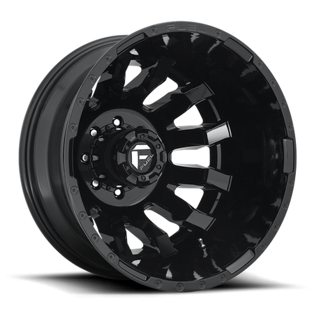 Fuel 1PC D675 BLITZ – 20X8.25 – 8X165.1 – -246 mm – GLOSS BLACK