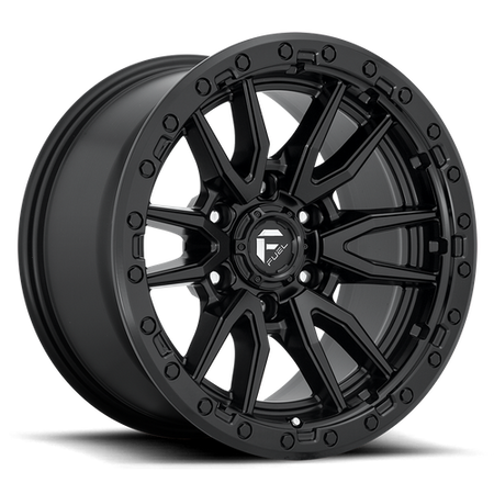 Fuel 1PC D679 REBEL – 17X9 – 6X139.7 – 1 mm – MATTE BLACK