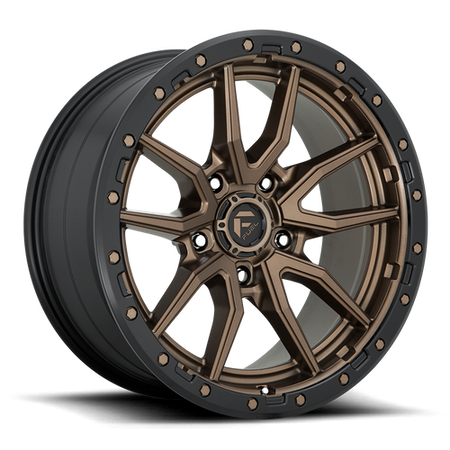Fuel 1PC D681 REBEL – 20X9 – 5X127 – 1 mm – MATTE BRONZE BLACK BEAD RING