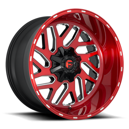 Fuel 1PC D691 TRITON – 20X10 – 5X114.3/5X127 – -18 mm – CANDY RED MILLED