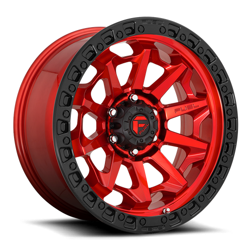 Fuel 1PC D695 COVERT – 20X9 – 5X127 – 1 mm – CANDY RED BLACK BEAD RING