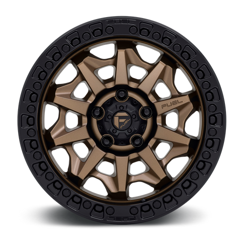 Fuel 1PC D696 COVERT – 16X8 – 6X139.7 – 1 mm – MATTE BRONZE BLACK BEAD RING
