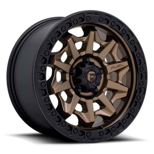 Fuel 1PC D696 COVERT – 18X9 – 8X165.1 – 1 mm – MATTE BRONZE BLACK BEAD RING