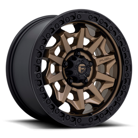 Fuel 1PC D696 COVERT – 16X8 – 6X139.7 – 1 mm – MATTE BRONZE BLACK BEAD RING