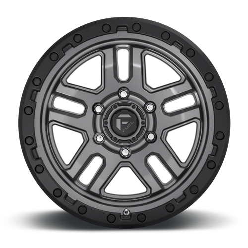 Fuel 1PC D701 AMMO – 20X9 – 6X139.7 – 1 mm – MATTE GUNMETAL BLACK BEAD RING