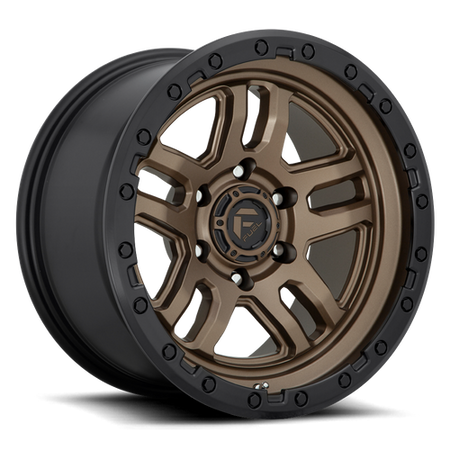 Fuel 1PC D702 AMMO – 17X9 – 6X139.7 – 1 mm – MATTE BRONZE BLACK BEAD RING