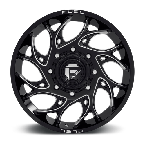 Fuel 1PC D741 RUNNER – 22X8.25 – 8X210 – 105 mm – GLOSS BLACK MILLED
