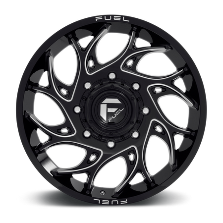 Fuel 1PC D741 RUNNER – 22X8.25 – 8X210 – 105 mm – GLOSS BLACK MILLED