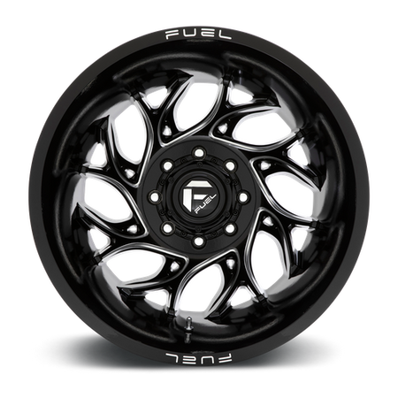 Fuel 1PC D741 RUNNER – 20X8.25 – 8X200 – -202 mm – GLOSS BLACK MILLED